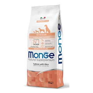 Food for dogs Monge All breed PUPPY Monoprotein salmon/rice 12 kg
